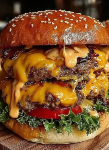 Delicious Crack Burgers served with fresh toppings and sides