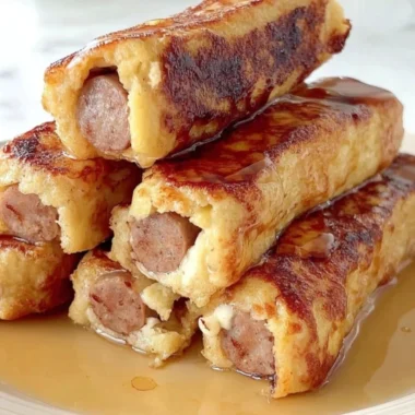 Delicious French Toast Roll-Ups filled with sweet ingredients