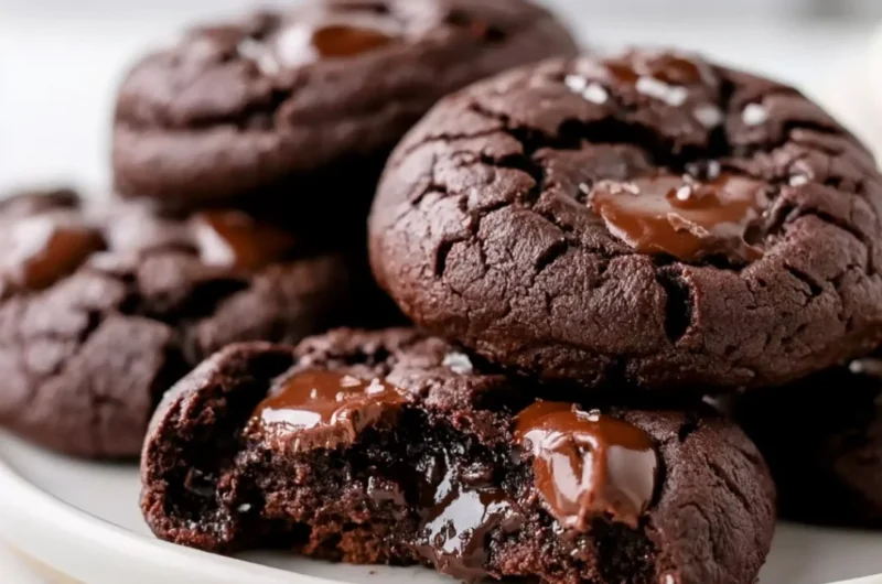 Keto flourless fudge cookies for a low-carb diet