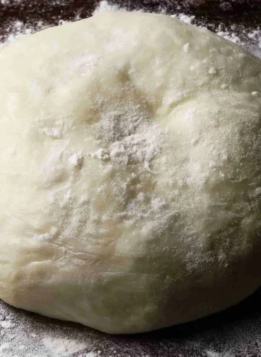 Authentic Italian pizza dough preparation process
