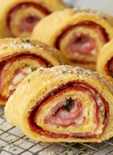 Delicious and cozy stromboli filled with savory ingredients