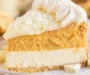 A Cozy Eggnog Pumpkin Cheesecake